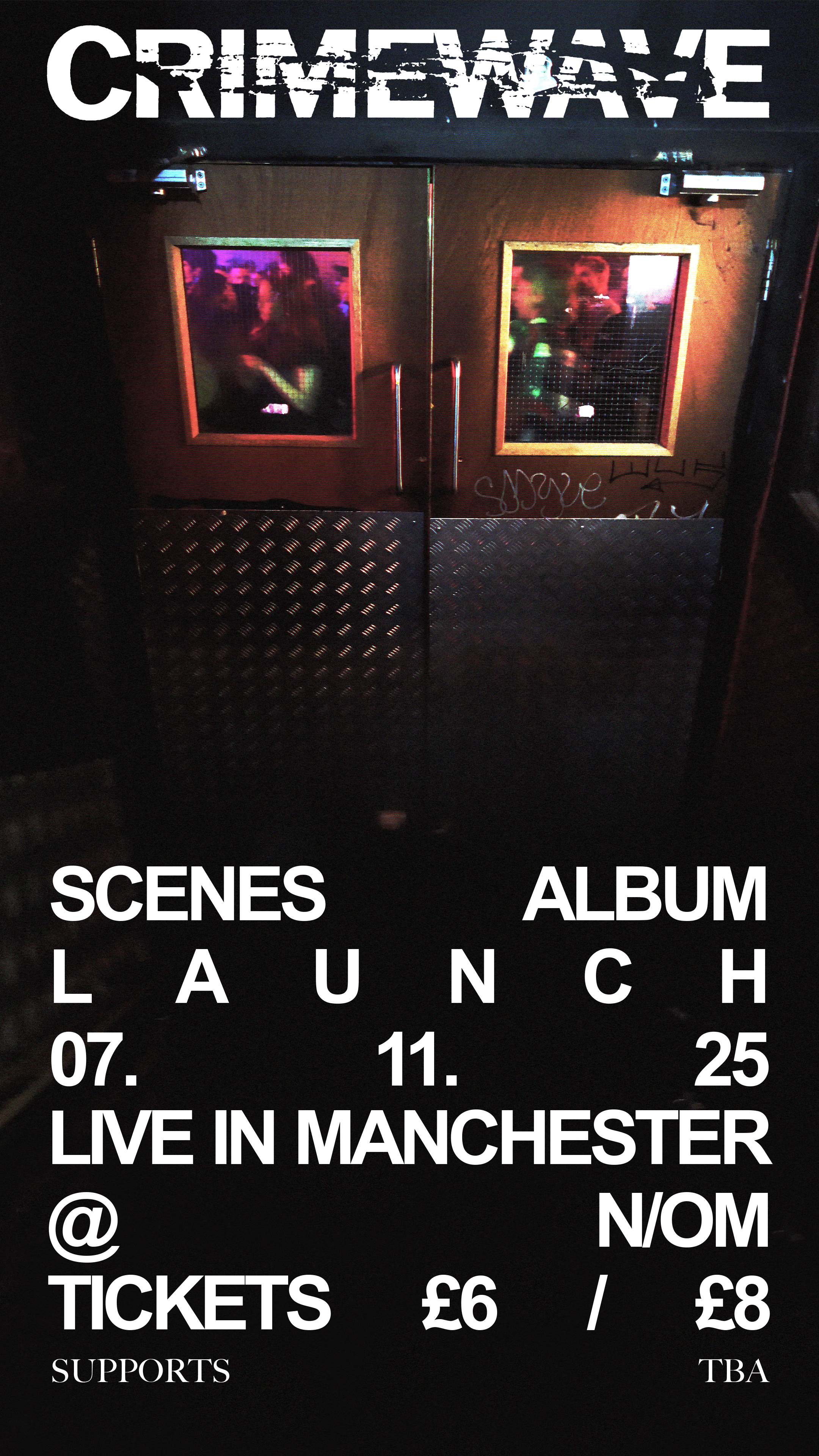 Crimewave album release poster V1